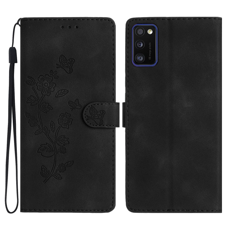 Custodia portafoglio in pelle con farfalla per Samsung Galaxy S22