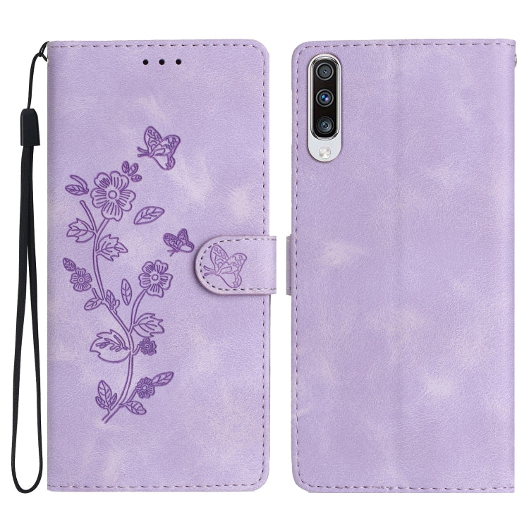 Custodia portafoglio in pelle con farfalla per Samsung Galaxy