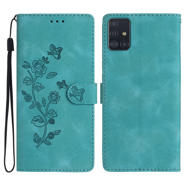 Custodia portafoglio in pelle con motivo farfalla per Samsung Gal