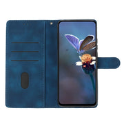 Custodia portafoglio in pelle con motivo farfalla per Samsung