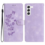 Custodia portafoglio in pelle con motivo farfalla per Samsung Gal