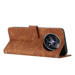 Custodia per telefono in pelle con motivo a righe Skin Feel con cordino, For Realme 12, For Realme 12+, For Realme 12 Pro+, For Realme 11 4G Global