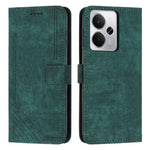 Custodia per telefono in pelle con motivo a righe Skin Feel con cordino, For Realme Narzo 80 Lite 4G, For Realme 15 / 15 Pro, For Realme C71 4G, For Realme 14 / P3 5G / 14T 5G