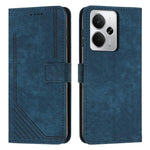 Custodia per telefono in pelle con motivo a righe Skin Feel con cordino, For Realme Narzo 80 Lite 4G, For Realme 15 / 15 Pro, For Realme C71 4G, For Realme 14 / P3 5G / 14T 5G