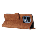 Custodia per telefono in pelle con motivo a righe Skin Feel con cordino, For Realme 16 Pro 5G, For Realme C85 5G / 15x 5G India, For Realme C85 Pro 4G, For Realme 15T 5G