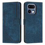 Custodia per telefono in pelle con motivo a righe Skin Feel con cordino, For Realme 16 Pro 5G, For Realme C85 5G / 15x 5G India, For Realme C85 Pro 4G, For Realme 15T 5G