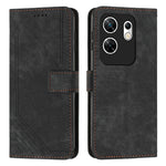 Custodia per telefono in pelle con motivo a righe Skin Feel con cordino, For Infinix Zero 30 4G, For Infinix Zero 30 5G, For Infinix Hot 30 Play NFC, For Infinix Note 30/Note 30 5G