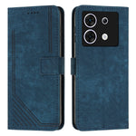 Custodia per telefono in pelle con motivo a righe Skin Feel con cordino, For Infinix Zero 30 4G, For Infinix Zero 30 5G, For Infinix Hot 30 Play NFC, For Infinix Note 30/Note 30 5G