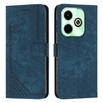 Custodia per telefono in pelle con motivo a righe Skin Feel con cordino, For Infinix Note 40 4G, For Infinix Hot 40 / 40 Pro, For Infinix Hot 40i, For Infinix Smart 8