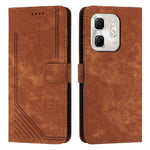 Custodia per telefono in pelle con motivo a righe Skin Feel con cordino, For Infinix Note 50 Pro+, For Infinix Note 50 4G / 50 Pro 4G, For Infinix Hot 50 Pro 4G, For Infinix Hot 50i