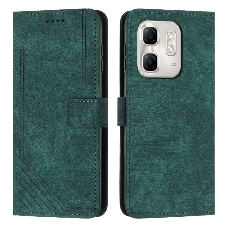 Custodia per telefono in pelle con motivo a righe Skin Feel con cordino, For Infinix Note 50 Pro+, For Infinix Note 50 4G / 50 Pro 4G, For Infinix Hot 50 Pro 4G, For Infinix Hot 50i