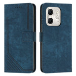 Custodia per telefono in pelle con motivo a righe Skin Feel con cordino, For Infinix Note 50 Pro+, For Infinix Note 50 4G / 50 Pro 4G, For Infinix Hot 50 Pro 4G, For Infinix Hot 50i