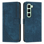 Custodia per telefono in pelle con motivo a righe Skin Feel con cordino, For Infinix Note 50 Pro+, For Infinix Note 50 4G / 50 Pro 4G, For Infinix Hot 50 Pro 4G, For Infinix Hot 50i
