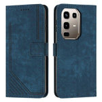 Custodia per telefono in pelle con motivo a righe Skin Feel con cordino, For Infinix Smart 10 4G, For Infinix GT 30 Pro, For Infinix Note 50s, For Infinix Note 50x