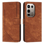 Custodia per telefono in pelle con motivo a righe Skin Feel con cordino, For Infinix Smart 10 4G, For Infinix GT 30 Pro, For Infinix Note 50s, For Infinix Note 50x