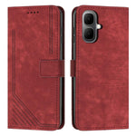 Custodia per telefono in pelle con motivo a righe Skin Feel con cordino, For Infinix Smart 10 4G, For Infinix GT 30 Pro, For Infinix Note 50s, For Infinix Note 50x