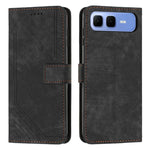 Custodia per telefono in pelle con motivo a righe Skin Feel con cordino, For Infinix Hot 60 4G / Hot 60i 4G, For Infinix Hot 60 Pro+ 4G, For Infinix Hot 60 Pro 4G, For Infinix Smart 10 Plus 4G