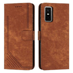 Custodia per telefono in pelle con motivo a righe Skin Feel con cordino, For Infinix Smart 10 4G, For Infinix GT 30 Pro, For Infinix Note 50s, For Infinix Note 50x