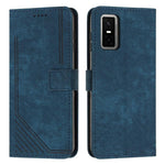 Custodia per telefono in pelle con motivo a righe Skin Feel con cordino, For Infinix Smart 10 4G, For Infinix GT 30 Pro, For Infinix Note 50s, For Infinix Note 50x