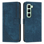 Custodia per telefono in pelle con motivo a righe Skin Feel con cordino, For Infinix Hot 60 4G / Hot 60i 4G, For Infinix Hot 60 Pro+ 4G, For Infinix Hot 60 Pro 4G, For Infinix Smart 10 Plus 4G