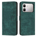 Custodia per telefono in pelle con motivo a righe Skin Feel con cordino, For Infinix Hot 70 5G, For Infinix Note Edge 5G, For Infinix Smart 20 4G, For Infinix Note 60 / 60 Pro 5G