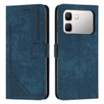 Custodia per telefono in pelle con motivo a righe Skin Feel con cordino, For Infinix Hot 70 5G, For Infinix Note Edge 5G, For Infinix Smart 20 4G, For Infinix Note 60 / 60 Pro 5G