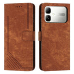 Custodia per telefono in pelle con motivo a righe Skin Feel con cordino, For Infinix Hot 70 5G, For Infinix Note Edge 5G, For Infinix Smart 20 4G, For Infinix Note 60 / 60 Pro 5G