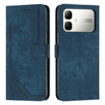 Custodia per telefono in pelle con motivo a righe Skin Feel con cordino, For Infinix Hot 70 5G, For Infinix Note Edge 5G, For Infinix Smart 20 4G, For Infinix Note 60 / 60 Pro 5G