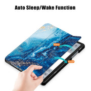 Custodia tablet in pelle con supporto per Galaxy Tab A9