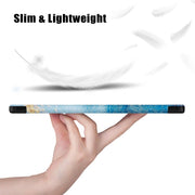 Custodia tablet in pelle con supporto per Galaxy Tab A9