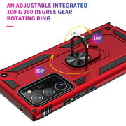 Custodia antiurto TPU con supporto 360° per Galaxy Note 20+