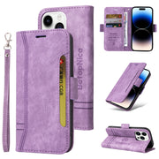 Custodia in pelle BETOPNICE per iPhone 15