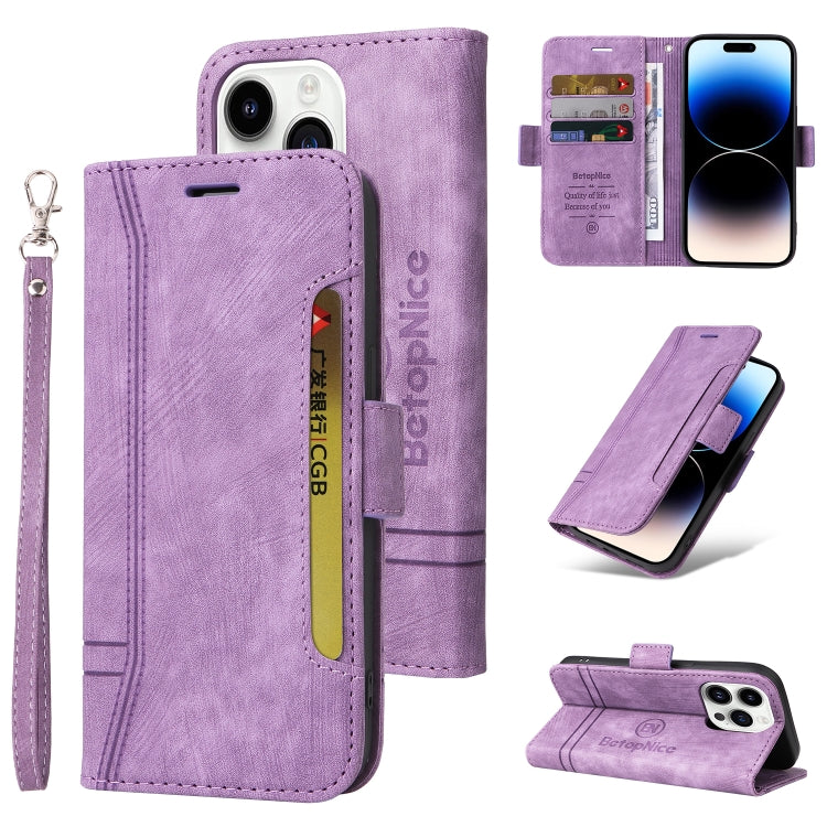 Custodia in pelle per iPhone 15, 15 Pro, 15 Pro Max e 15 Plus