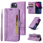 Custodia in pelle per iPhone 15, 15 Pro, 15 Pro Max e 15 Plus