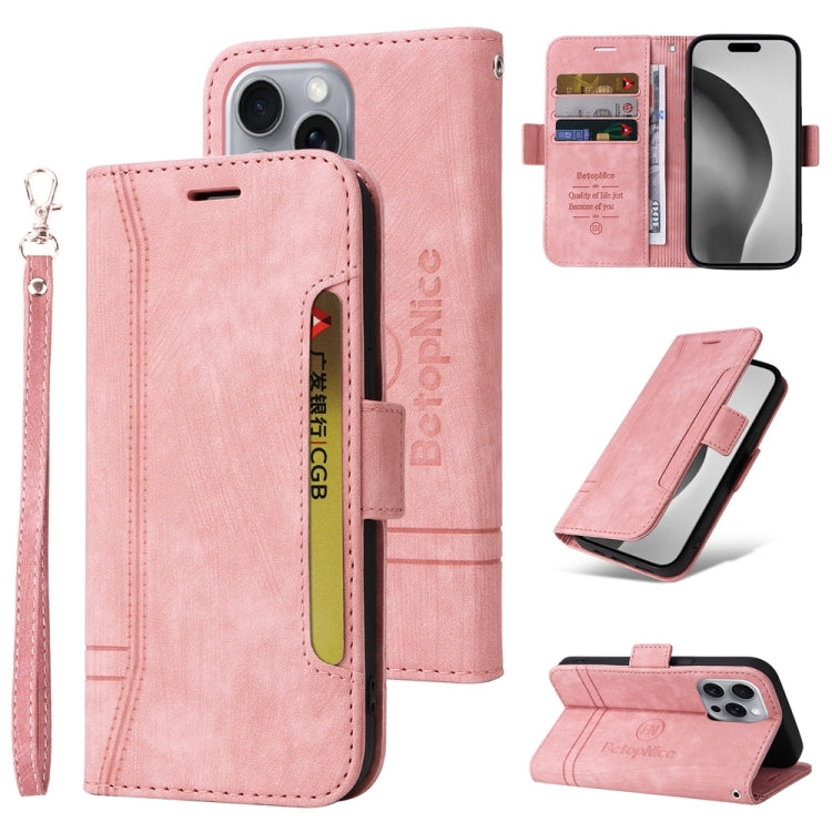 Custodia in pelle BETOPNICE per iPhone 16