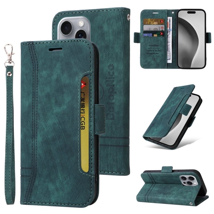 Custodia in pelle BETOPNICE per iPhone 16 Pro Max, Pro, Plus
