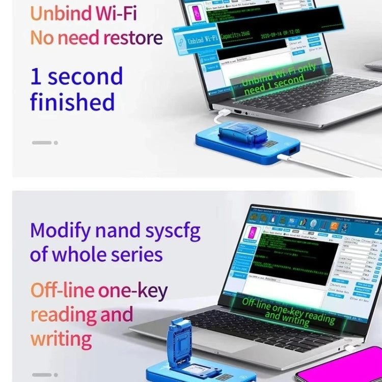 JCID P13 Nand Read Write Programmer DFU Purple Screen Tool per iPhone da 6 a 13 Pro Max, JCID P13