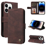 Custodia portafoglio in pelle per iPhone 16 e 15