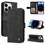 Custodia portafoglio in pelle per iPhone 16 e 15