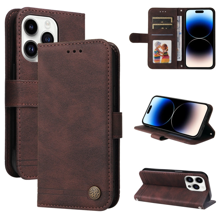 Custodia portafoglio in pelle per iPhone 16 e 15