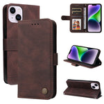 Custodia portafoglio in pelle per iPhone 16 e 15