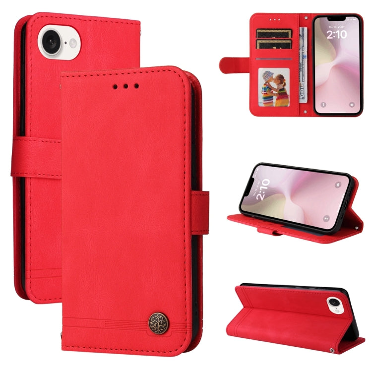 Custodia in pelle Skin Feel per iPhone 16