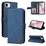 Custodia in pelle Skin Feel per iPhone 16 compatibile