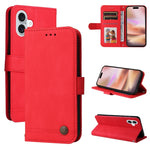 Custodia in pelle Skin Feel per iPhone 15 e 16