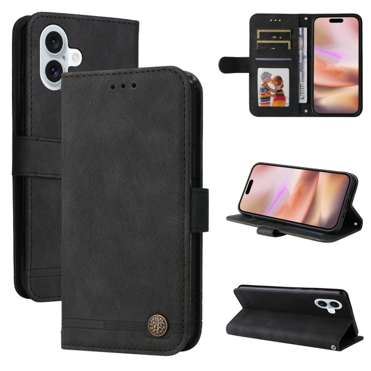 Custodia in pelle Skin Feel per iPhone 15 e 16