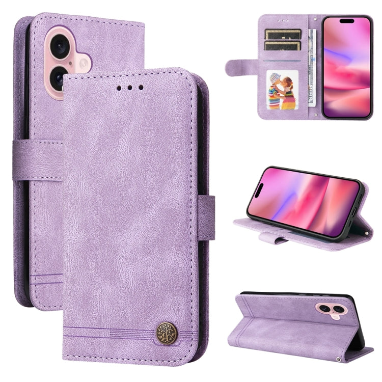 Custodia portafoglio in pelle per iPhone 16 e 15