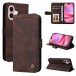 Custodia portafoglio in pelle per iPhone 16 e 15