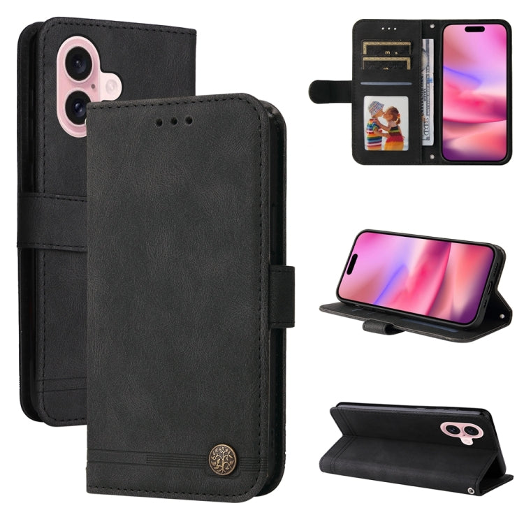 Custodia portafoglio in pelle per iPhone 16 e 15