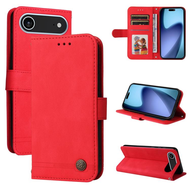 Custodia in pelle Skin Feel per iPhone 15 e 16