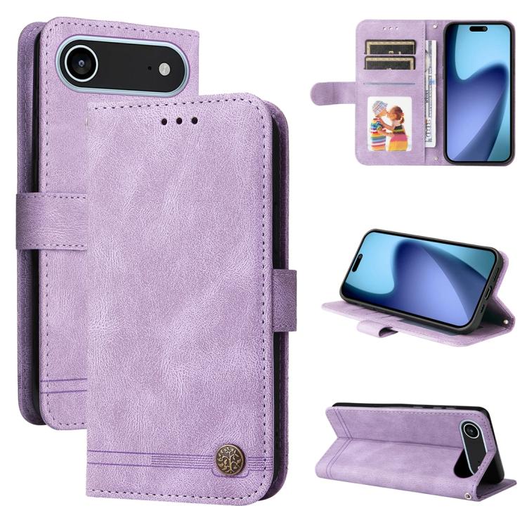 Custodia in pelle Skin Feel per iPhone 15 e 16